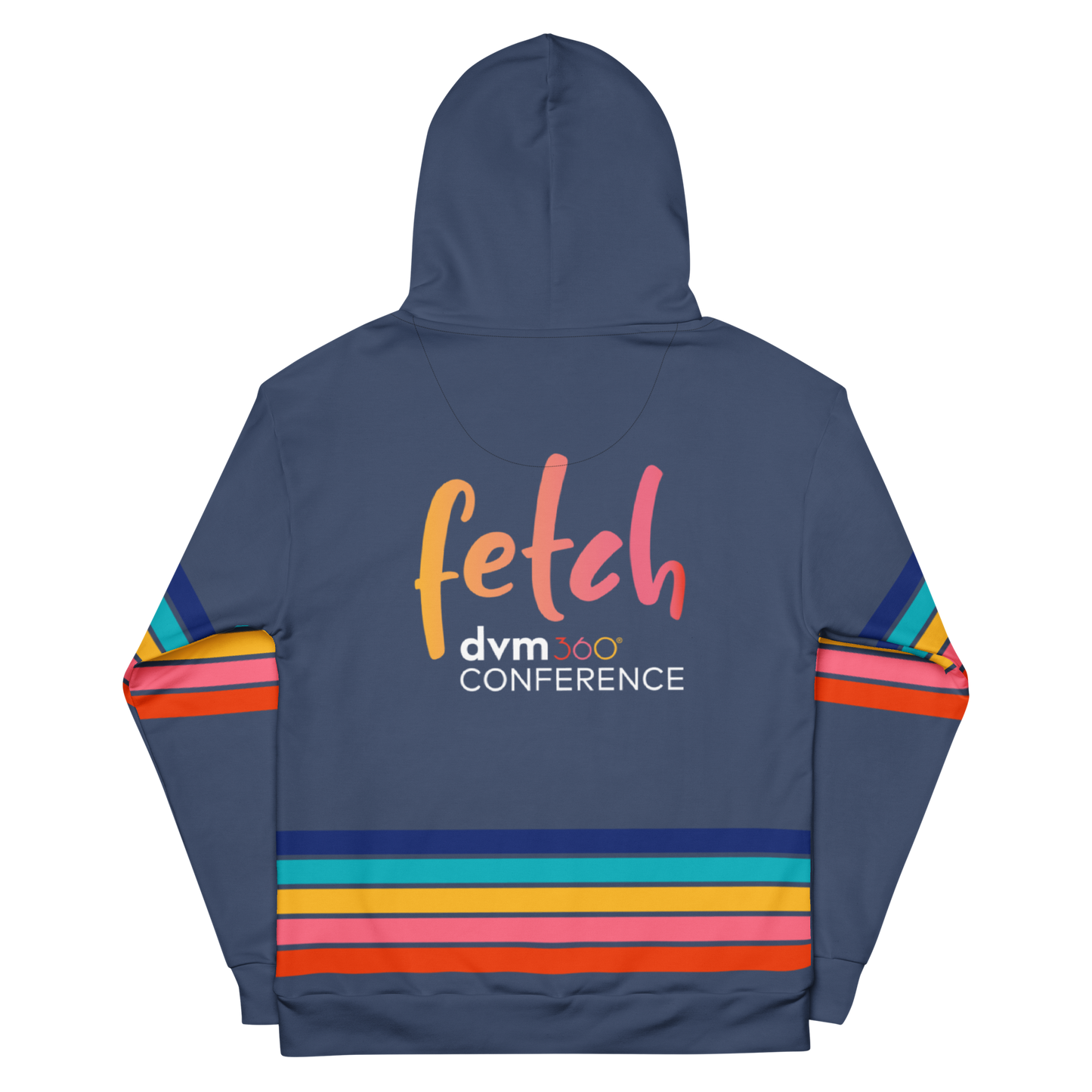 Fetch Hoodie Stripes - Dark Blue