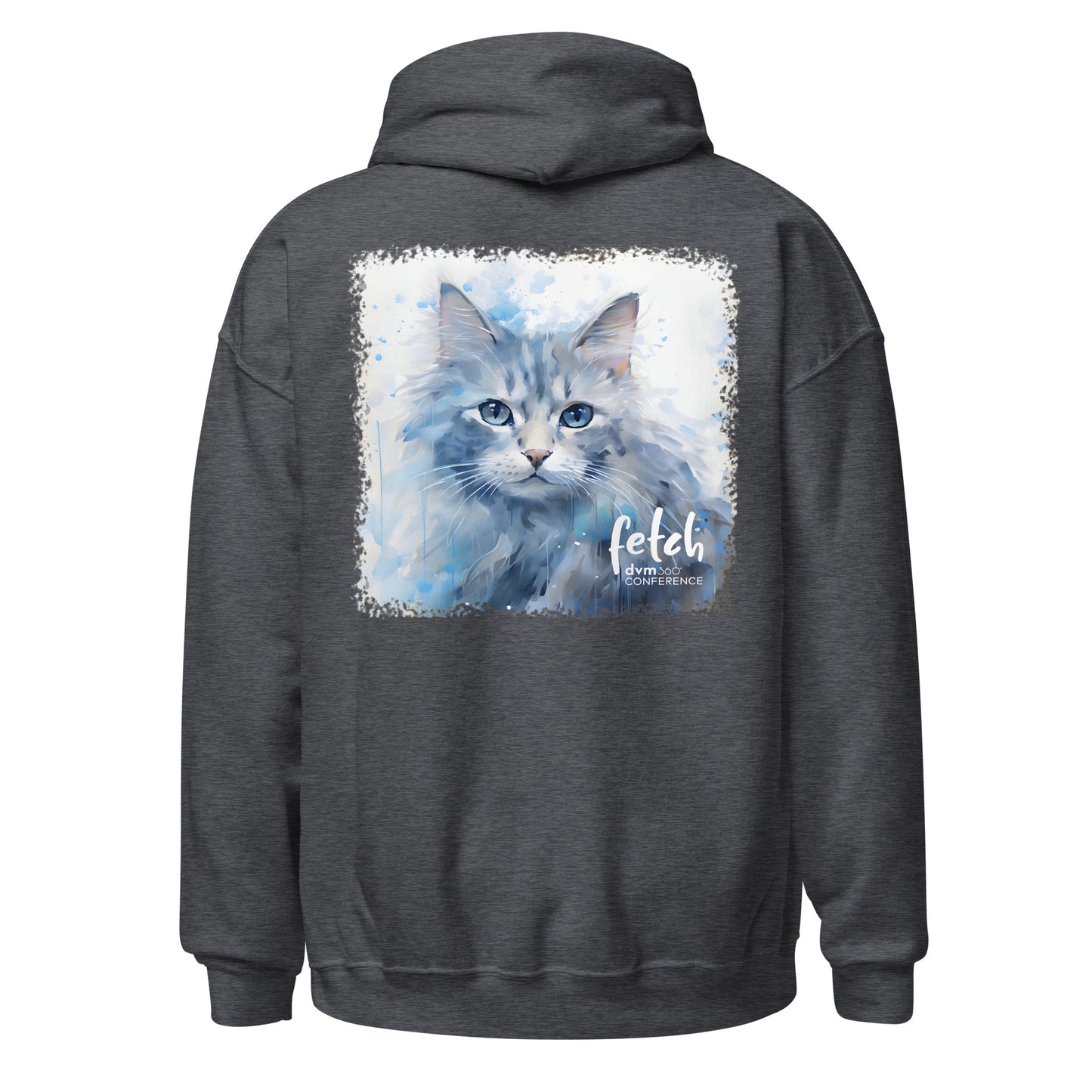 Cat Hoodie - white logo