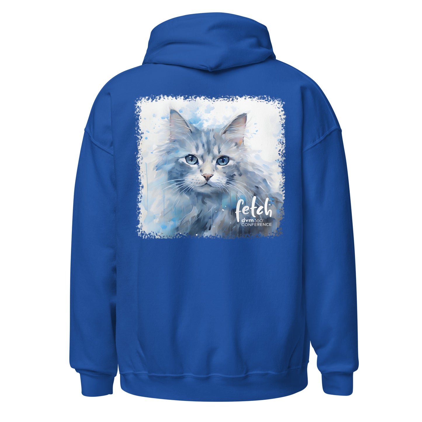 Cat Hoodie - white logo